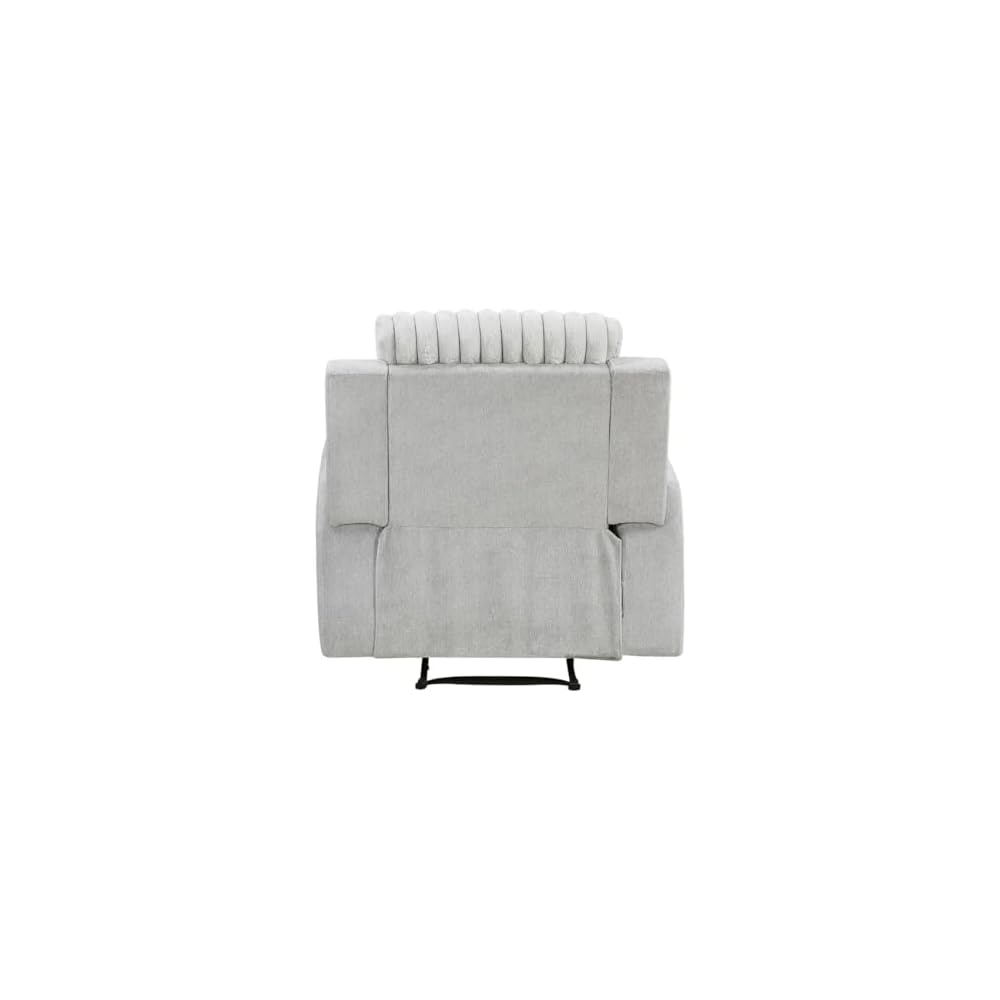 Lexicon Benton Corduroy Reclining Chair in Light Gray