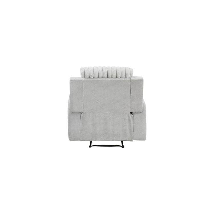 Lexicon Benton Corduroy Reclining Chair in Light Gray