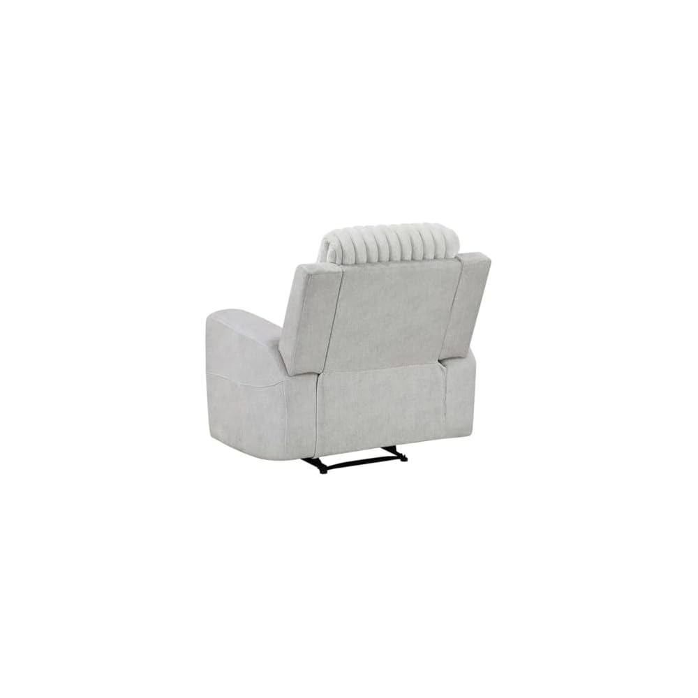 Lexicon Benton Corduroy Reclining Chair in Light Gray