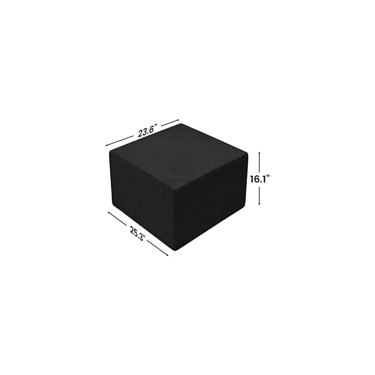 25.73" Boneless Sofa Module Compatible with Cloud Series Oversized Sectionals, No-Armrest Design for Modern Living Rooms & Bedroom