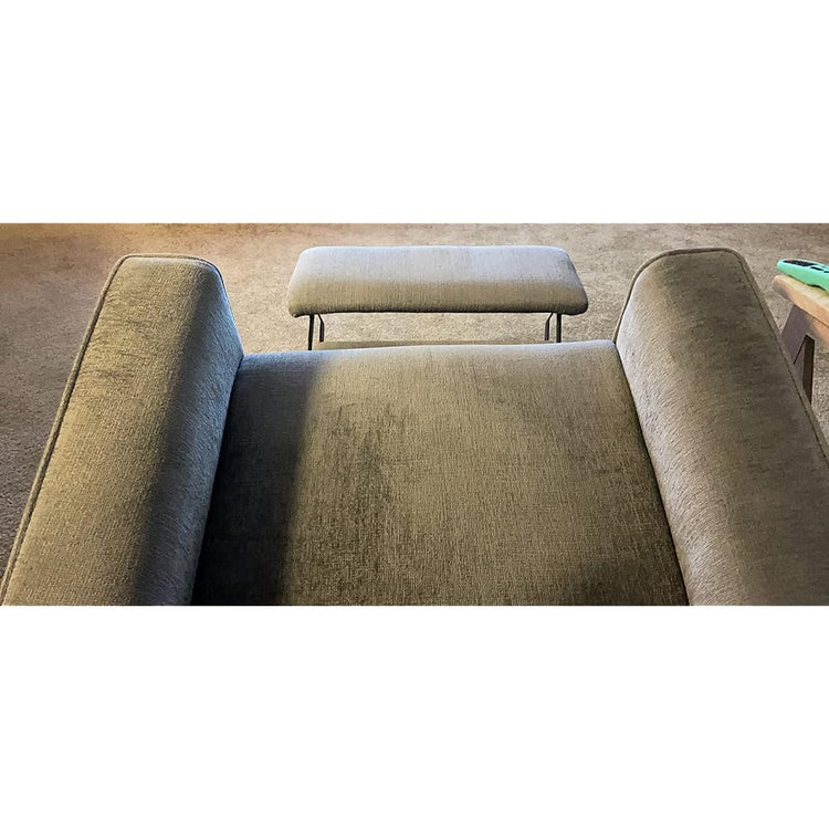 Signature Design by Ashley Manual Rocker Recliner Chair, Alloy Gray